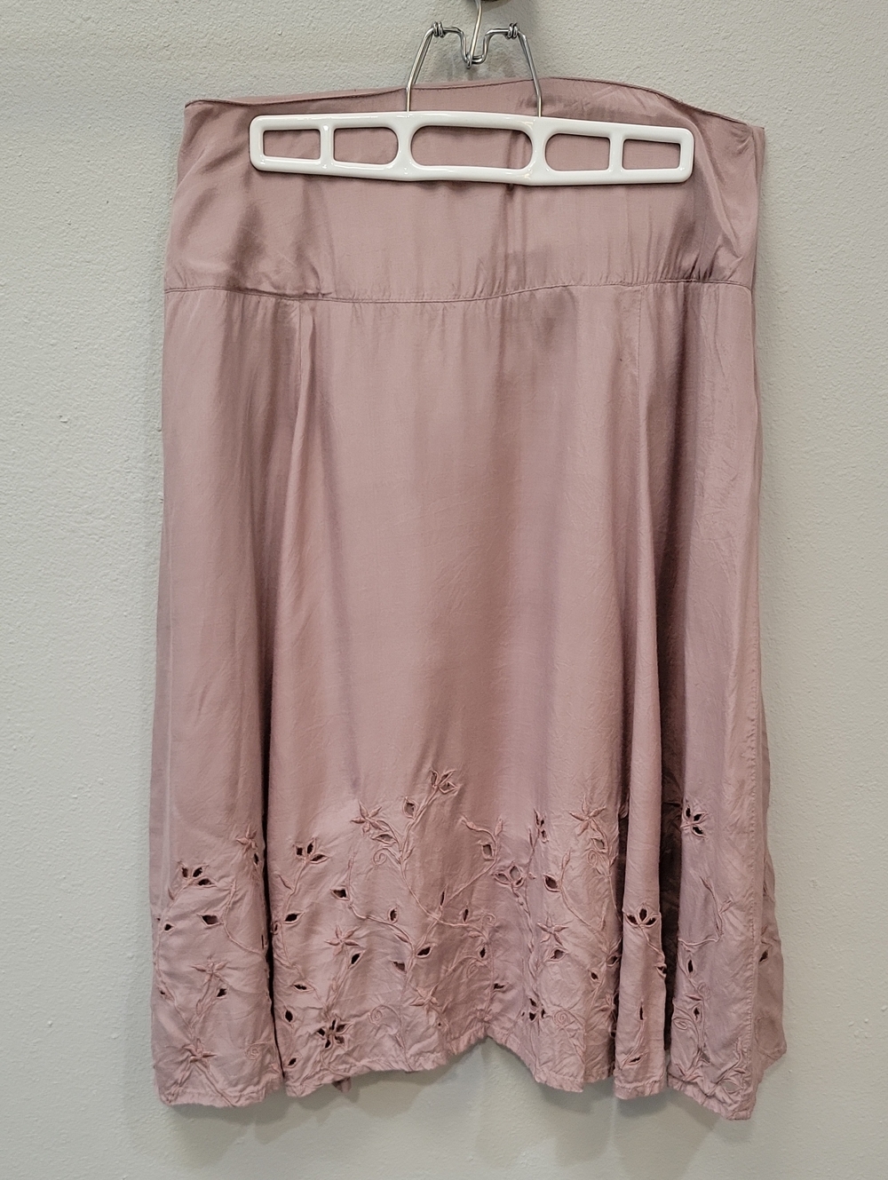 Laredo Dusty Rose Embroidered A-Line Skirt